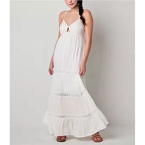 Boho White Maxi Dress